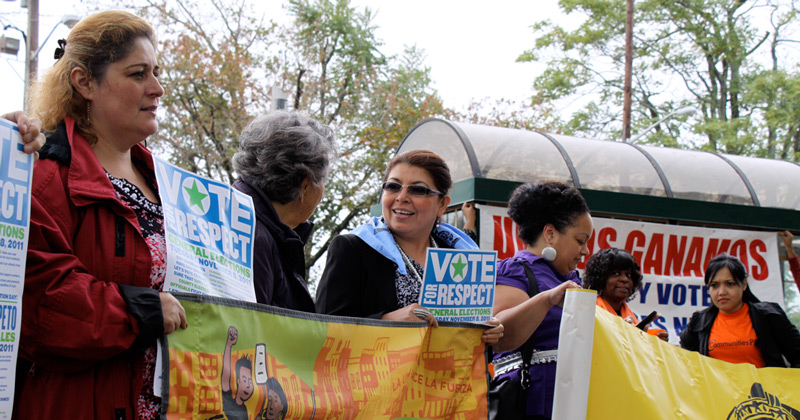 Brentwood, Long Island voting rights demonstration, 2011