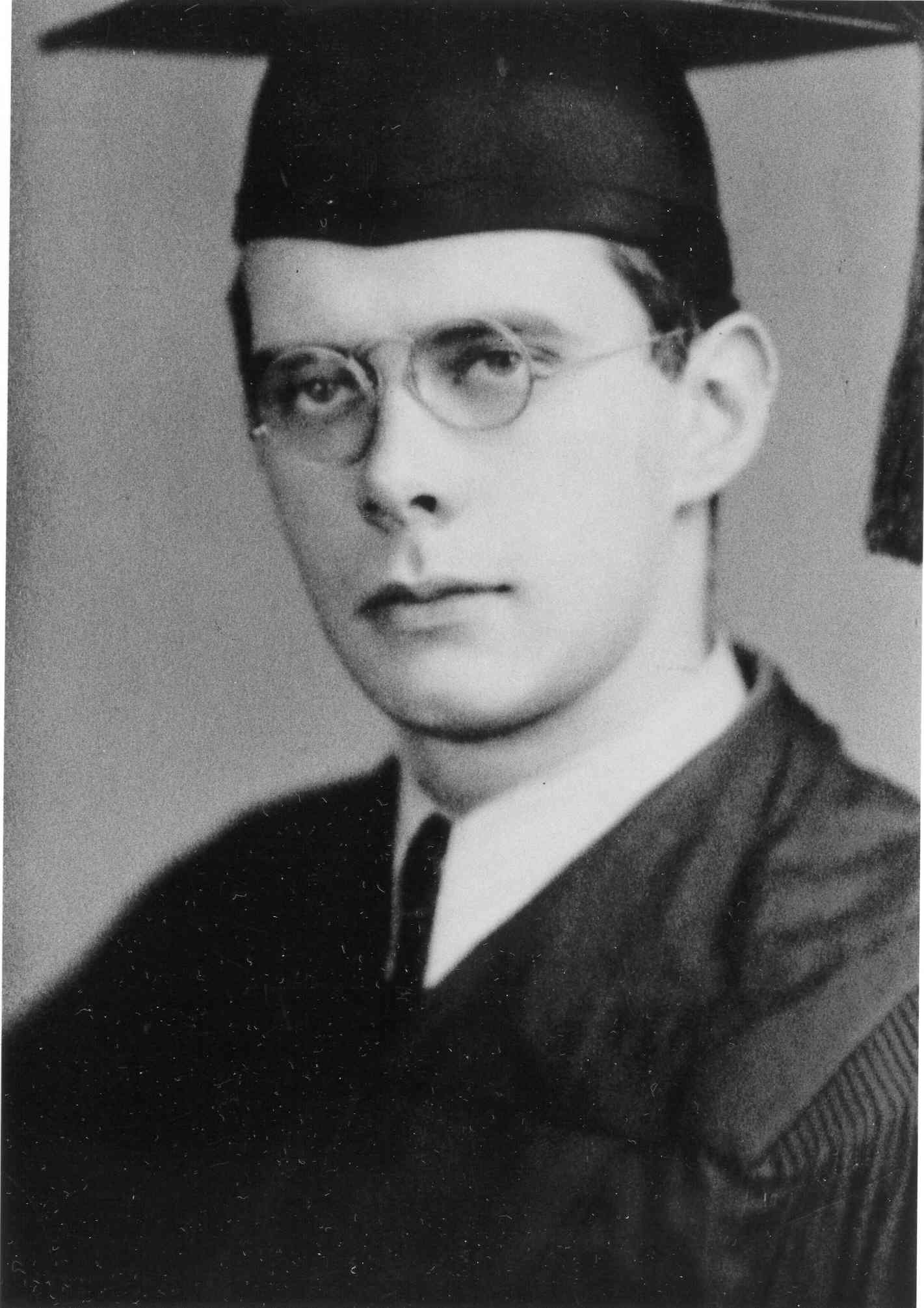 Irving Howe upon his graduation from CCNY.