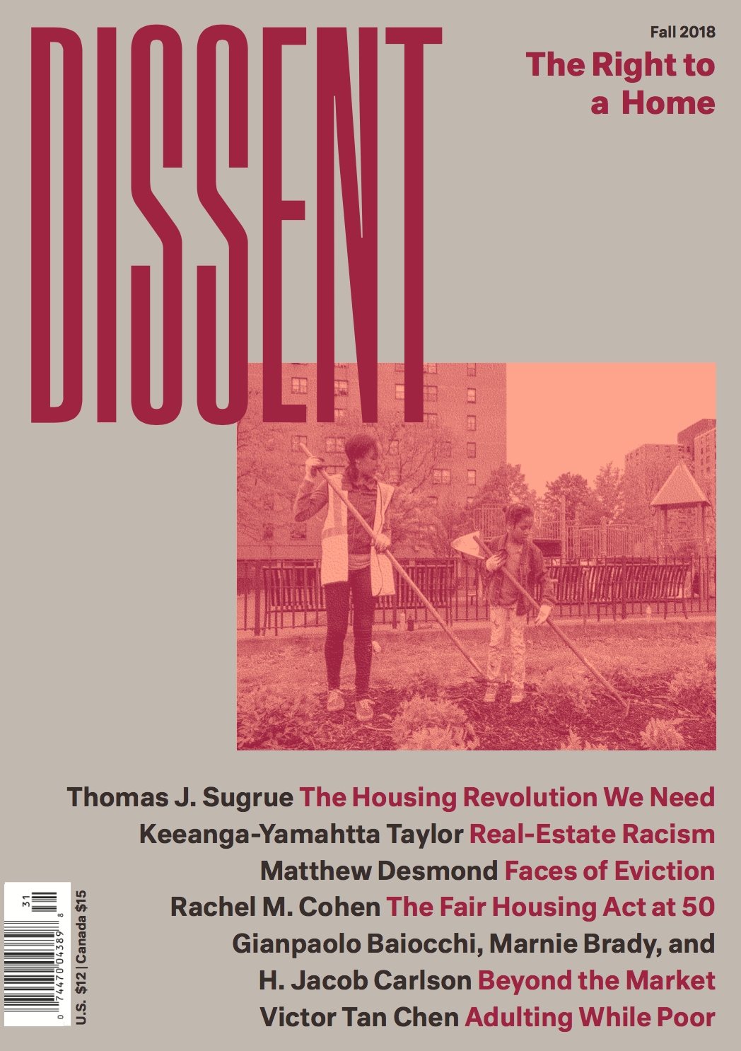 Dissent Summer 2018 Front Cover